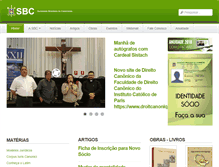 Tablet Screenshot of infosbc.org.br